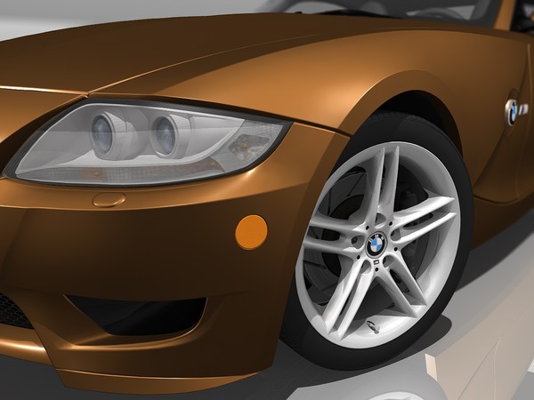 bmw z4 m coupe 3d max - BMW Z4 M Coupe 2006 by TiRex3D