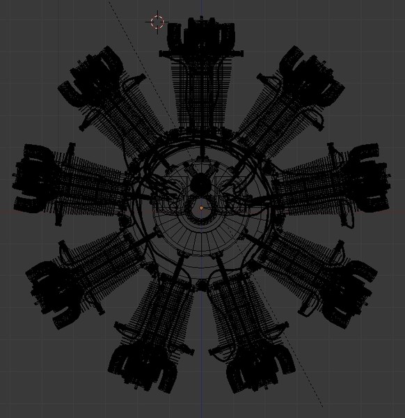 3d bristol jupiter engine model - Jupiter engine by The squidifier