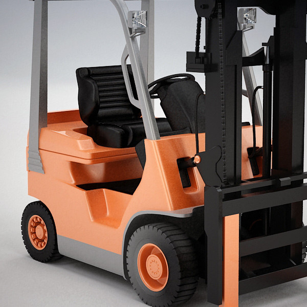 3d fork lift truck - Generic Forklift by QLEE