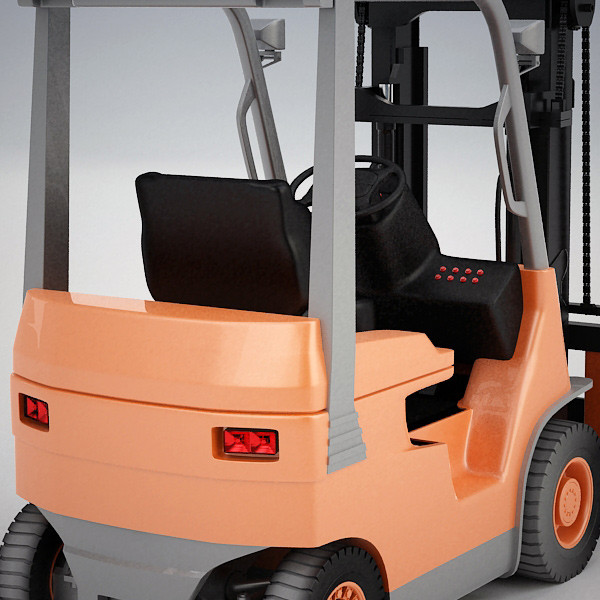 3d fork lift truck - Generic Forklift by QLEE