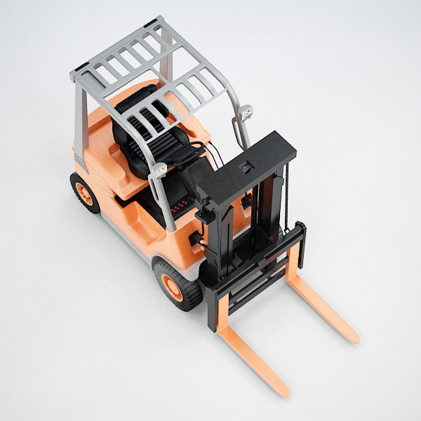 3d fork lift truck - Generic Forklift by QLEE