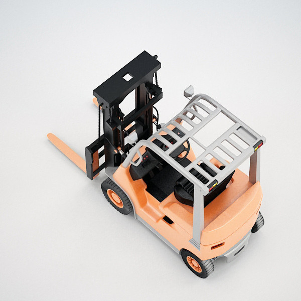 3d fork lift truck - Generic Forklift by QLEE