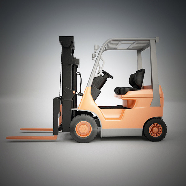 3d fork lift truck - Generic Forklift by QLEE