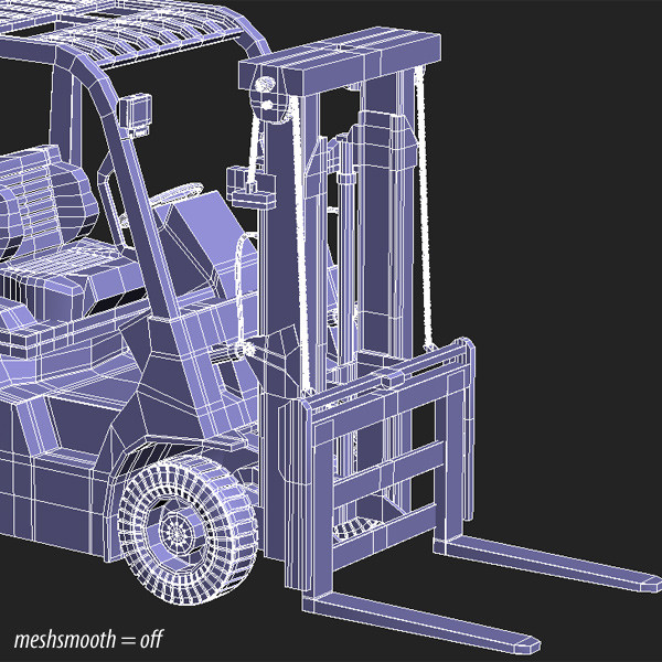 3d fork lift truck - Generic Forklift by QLEE