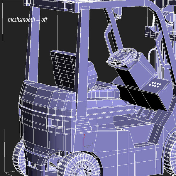 3d fork lift truck - Generic Forklift by QLEE