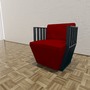 3d scratch chair