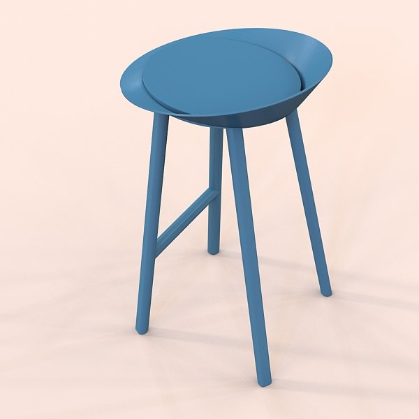 3ds max chair bar e15 - chair bar e15 st10 jean by zelosh