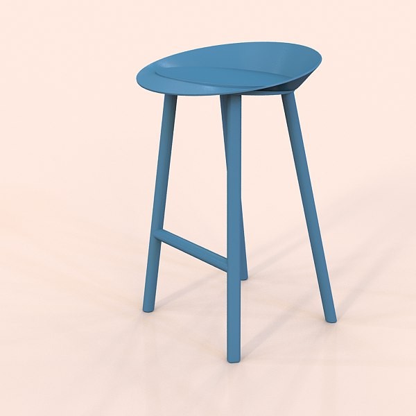 3ds max chair bar e15 - chair bar e15 st10 jean by zelosh
