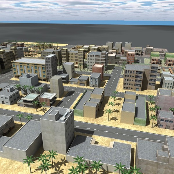 3d model arab city - Arabciyt-B1 by ERLHN