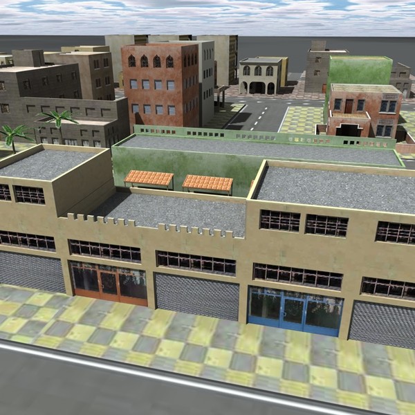 3d model arab city - Arabciyt-B1 by ERLHN