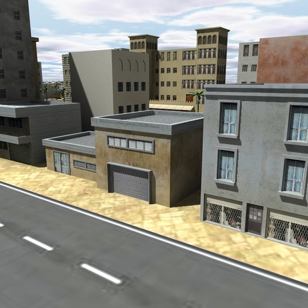 3d model arab city - Arabciyt-B1 by ERLHN