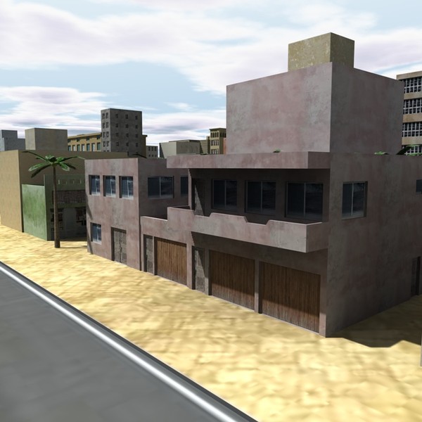 3d model arab city - Arabciyt-B1 by ERLHN