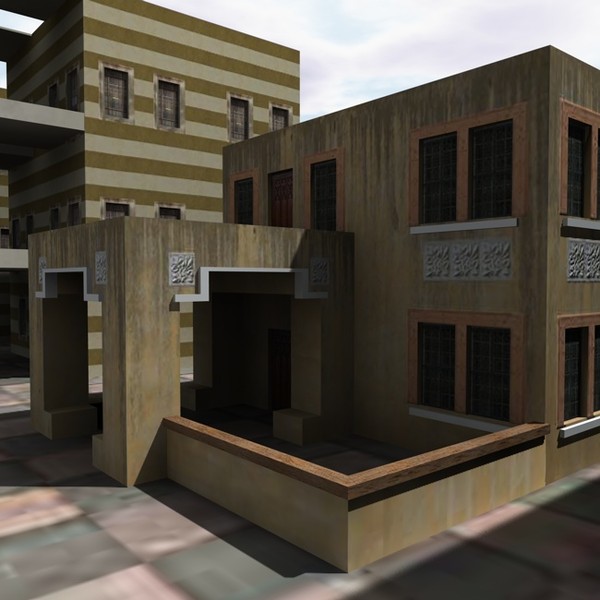 3d model arab city - Arabciyt-B1 by ERLHN