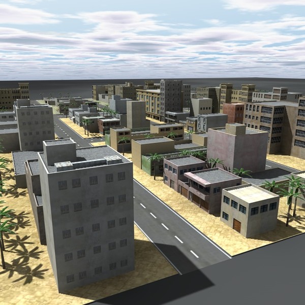 3d model arab city - Arabciyt-B1 by ERLHN