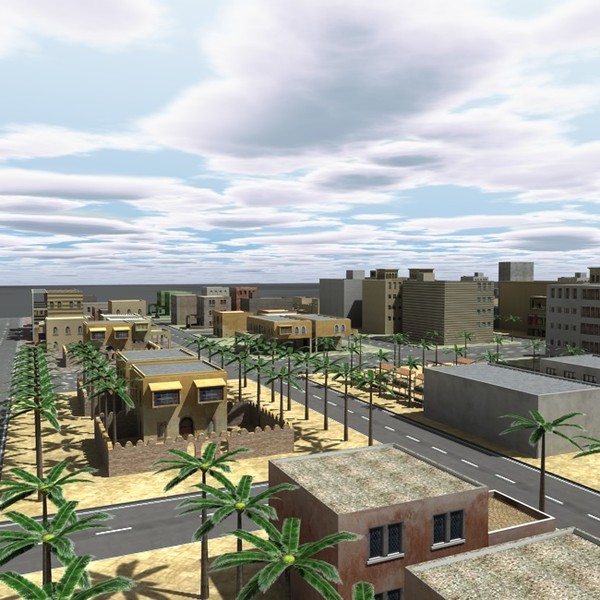 3d model arab city - Arabciyt-B1 by ERLHN
