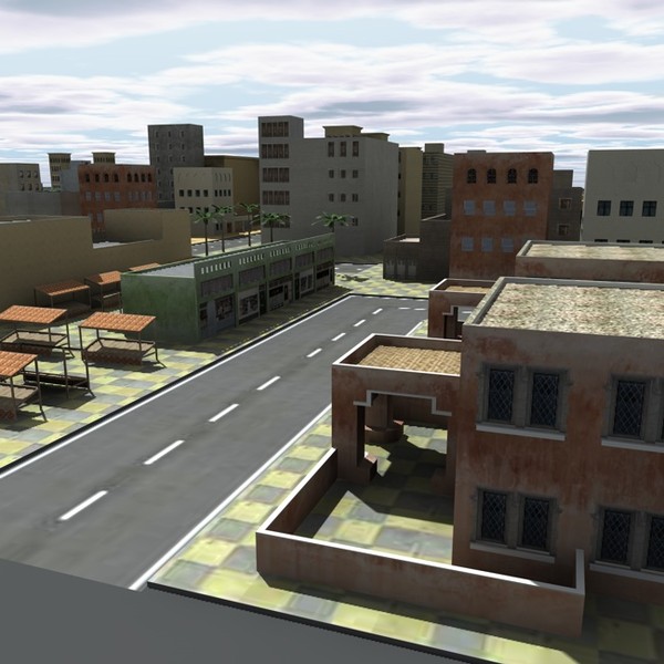 3d model arab city - Arabciyt-B1 by ERLHN