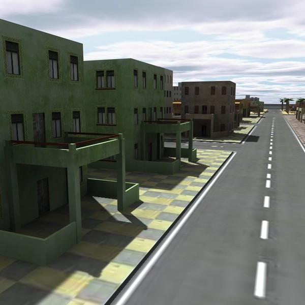 3d model arab city - Arabciyt-B1 by ERLHN
