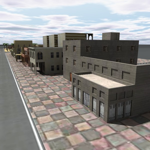 3d model arab city - Arabciyt-B1 by ERLHN