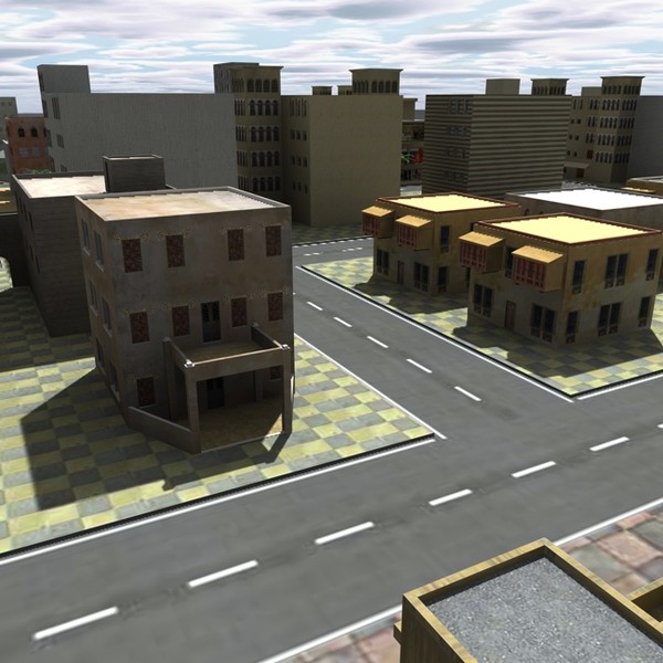 3d model arab city - Arabciyt-B1 by ERLHN