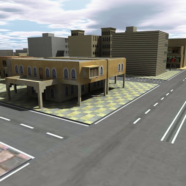 3d model arab city - Arabciyt-B1 by ERLHN