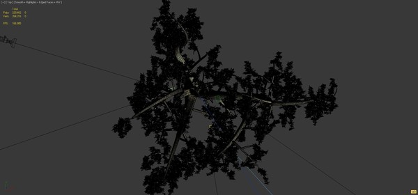 3d realistic acacia tree - Acacia Salicina Tree by solarseas