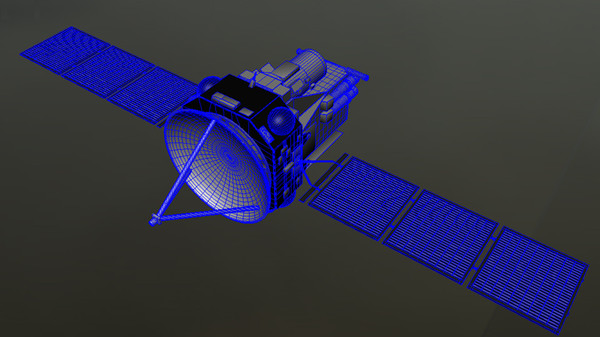 satellite integral 3d model - satellite by therealjz
