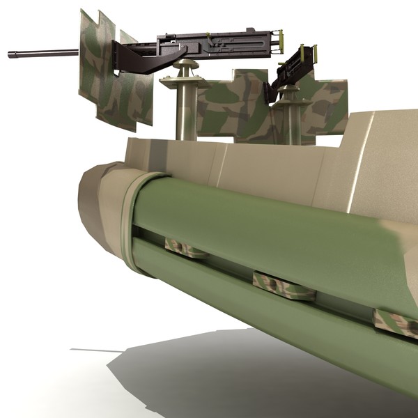 3d model small riverine craft patrol boat - Riverine Water Craft Patrol Boat by virtualciti