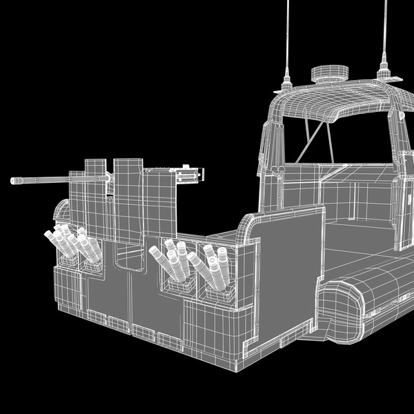3d model small riverine craft patrol boat - Riverine Water Craft Patrol Boat by virtualciti