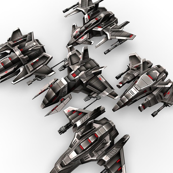 5 light drones 3d 3ds - 5_light_drones_2.rar by Angryfly
