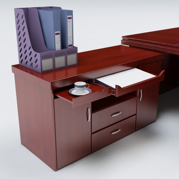 executive desk 02 3ds - Executive Desk 02 by sabah_au