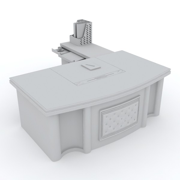 executive desk 02 3ds - Executive Desk 02 by sabah_au