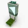 3ds max modern skyscraper building concept