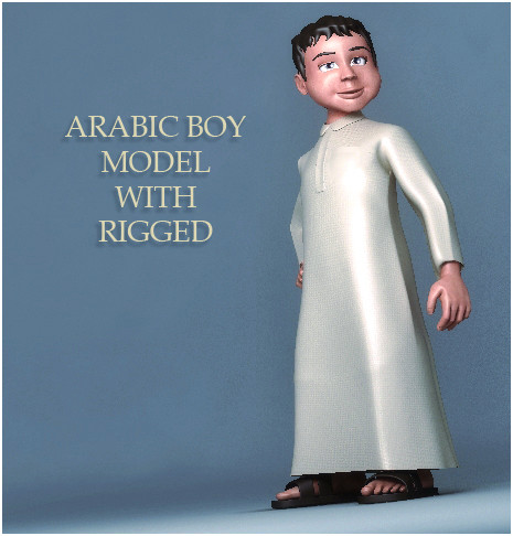 3d arabic boy - Arabic Boy by saffan