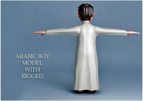 3d arabic boy - Arabic Boy by saffan
