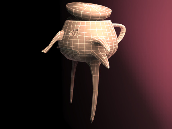 3ds creepy teapot - Creepy Teapot by grgcucu