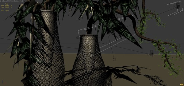 maya modern vases trees - Heaven Vases by solarseas