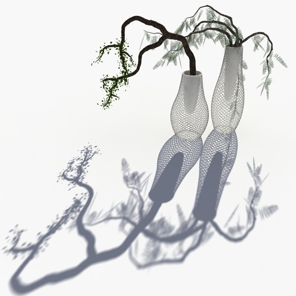 maya modern vases trees - Heaven Vases by solarseas