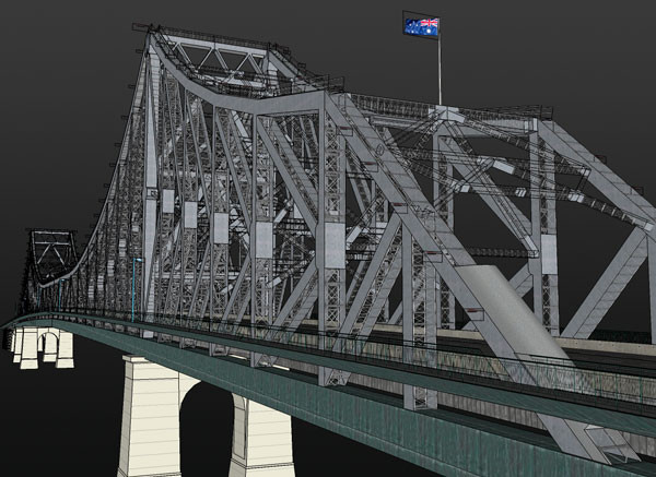story bridge 3ds - Story Bridge by KangaroOz 3D