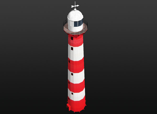 point moore lighthouse 3ds - The Moore Point Lighthouse by KangaroOz 3D