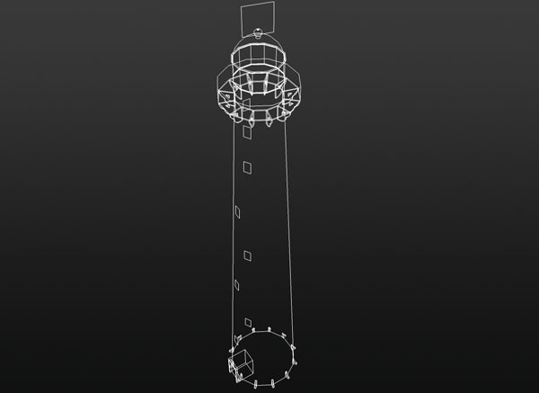 point moore lighthouse 3ds - The Moore Point Lighthouse by KangaroOz 3D