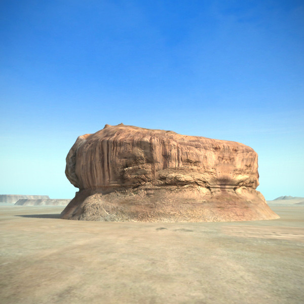 scene desert mountains landscape max - Desert Terrain by 3D_Multimedia