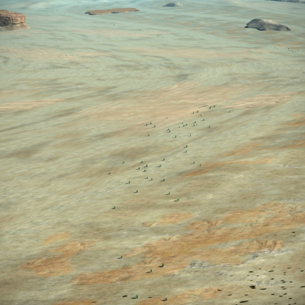 scene desert mountains landscape max - Desert Terrain by 3D_Multimedia