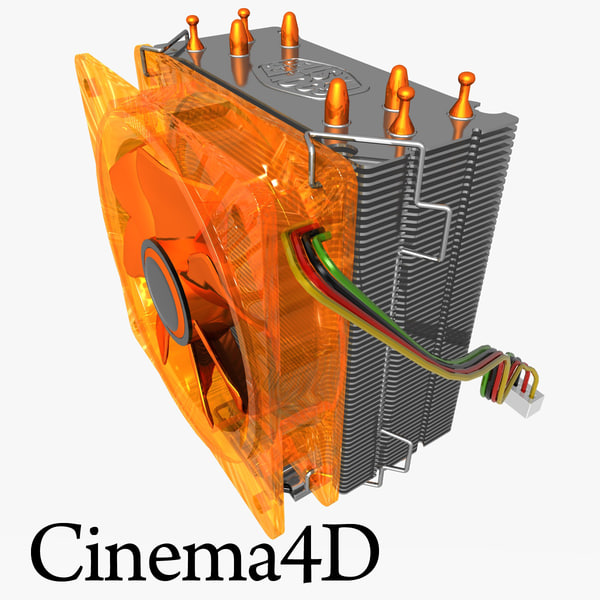 3d model cooler cpu - Cooler.CM.CPU.Opti.MF by 3DLocker