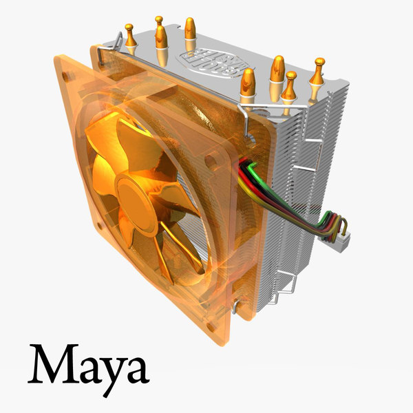 3d model cooler cpu - Cooler.CM.CPU.Opti.MF by 3DLocker