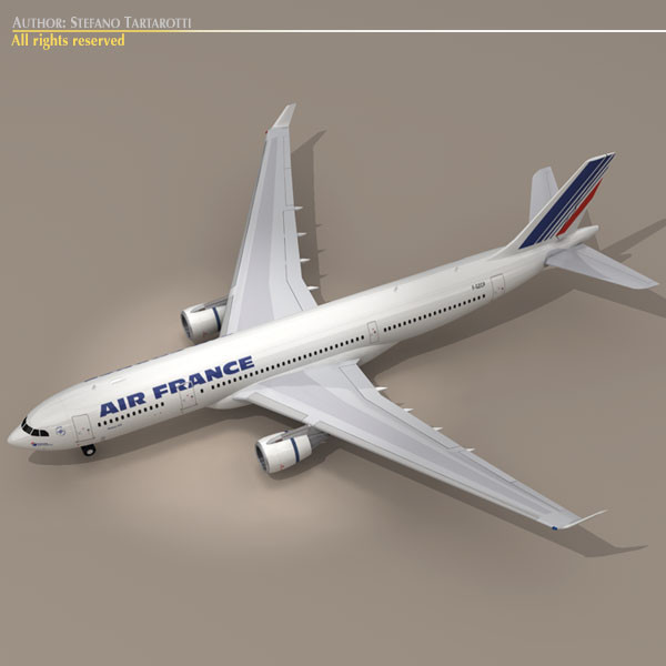 obj airbus air - airbus A330-200 Air France by tartino