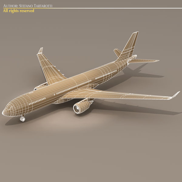 obj airbus air - airbus A330-200 Air France by tartino