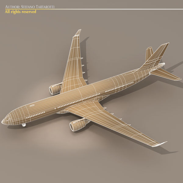 obj airbus air - airbus A330-200 Air France by tartino
