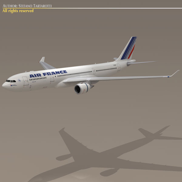 obj airbus air - airbus A330-200 Air France by tartino