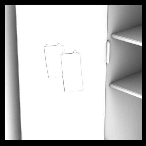 locker metal gym 3d model - metal gym locker by Litarvan