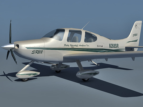 cirrus sr22 3d model - Cirrus SR22 3d model by Eric.Levi